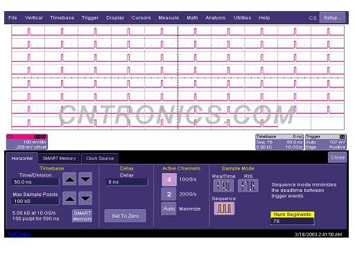 圖四 順序模式設(shè)置界面實(shí)例