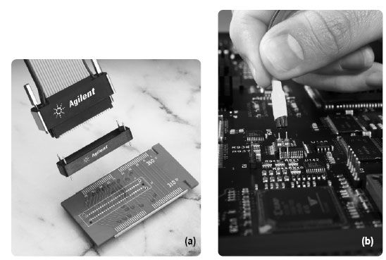 圖1. 這些照片對“設計中包括連接”的探頭和“事后連接”的探頭進行比較。