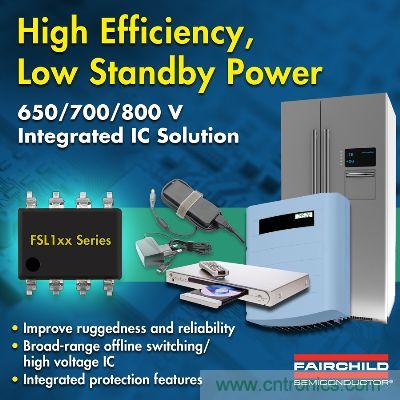 圖題:飛兆半導體的二合一功率開關封裝