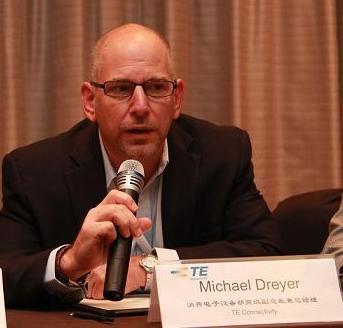 圖4:TE Connectivity消費電子設備部高級副總裁兼總經理 Michael Dreyer先生