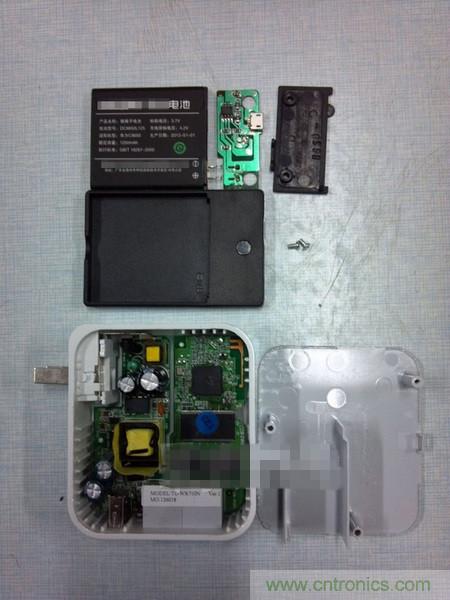 DIY:自制自帶電池供電的無線路由器