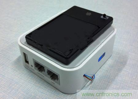 DIY:自制自帶電池供電的無線路由器