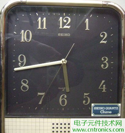 拆個老古董,日本精工石英電子掛鐘拆解