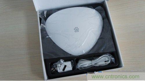 打開百度無(wú)線音樂(lè)盒包裝盒