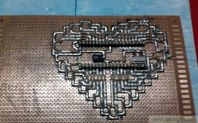 三八節(jié)將至!DIY心形LED流水燈!你們懂的~