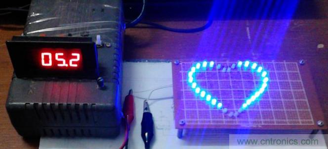 三八節(jié)將至!DIY心形LED流水燈!你們懂的~