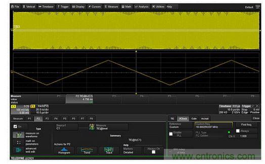 使用TIE參數軌跡可以繪制出PM波形每個周期的瞬時相位與時間的關系圖，從而實現對調相信號的解調。