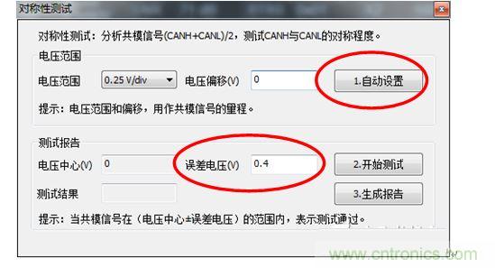 對(duì)稱(chēng)性測(cè)試CANH+CANL