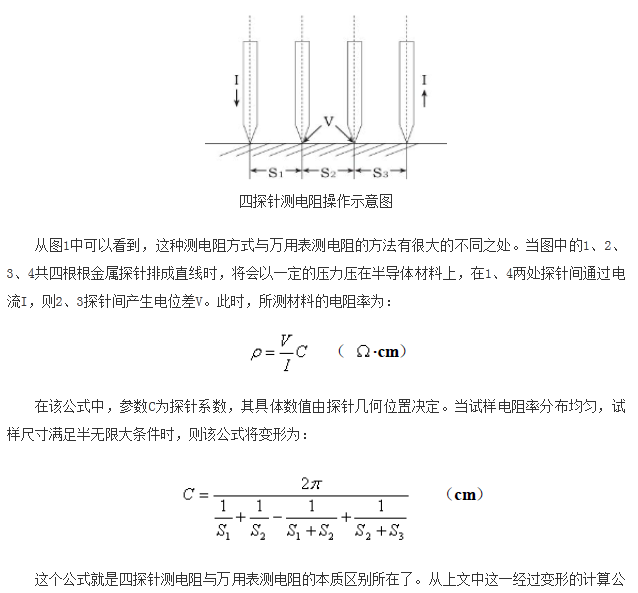 如何區(qū)分萬(wàn)用表測(cè)電阻和四探針測(cè)電阻?