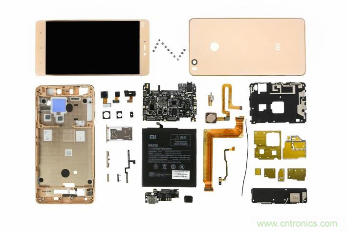 小米手機4S超詳細拆解:內外硬件大升級