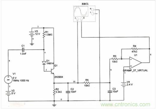 帶AGC輸出的改進(jìn)型調(diào)幅檢波器。
