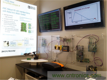 RS-485通信鏈路與電子護(hù)欄: 有關(guān)RS-485 EMC穩(wěn)定性的演示
