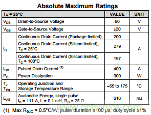 看懂MOSFET數(shù)據(jù)表,第3部分—連續(xù)電流額定值