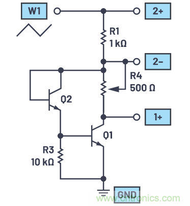 ADALM2000實驗:零增益放大器