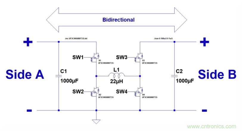 如何使用碳化硅MOSFET設計雙向降壓-升壓轉換器? 如何使用碳化硅MOSFET設計雙向降壓-升壓轉換器?