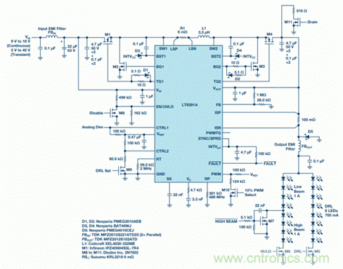 一組獨特的照明應用看細分市場LED驅動設計的挑戰