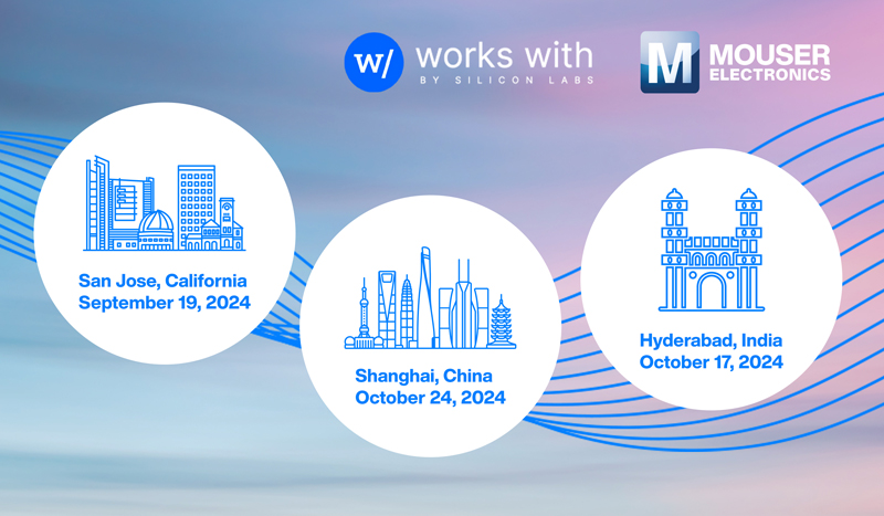 貿澤電子以鉆石贊助商身份閃耀亮相Silicon Labs Works With 2024開發者大會 貿澤電子以鉆石贊助商身份閃耀亮相Silicon Labs Works With 2024開發者大會