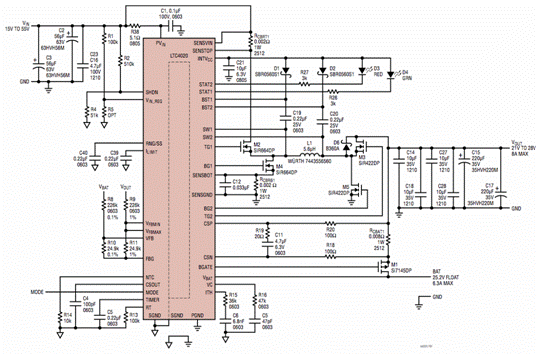 55V 高效降壓-升壓電源管理器和多化學電池充電器 55V 高效降壓-升壓電源管理器和多化學電池充電器